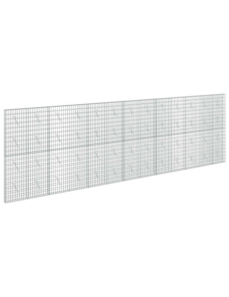 Gabione con Filo da 3,5 mm e Rete da 5x10 cm 650x10x200 cm