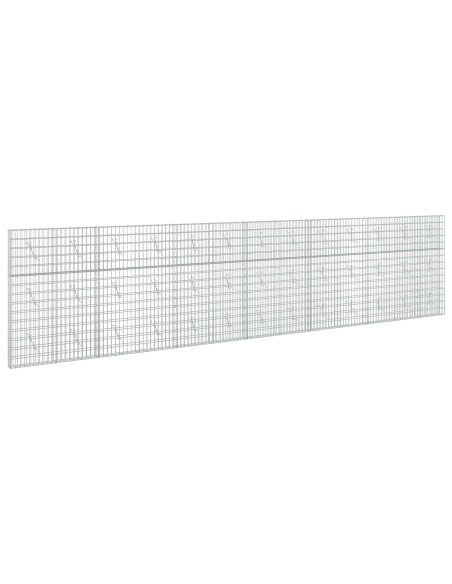Gabione con Filo da 3,5 mm e Rete da 5x10 cm 650x10x150 cm