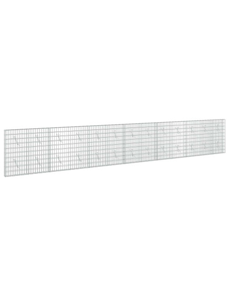 Gabione con Filo da 3,5 mm e Rete da 5x10 cm 650x10x100 cm