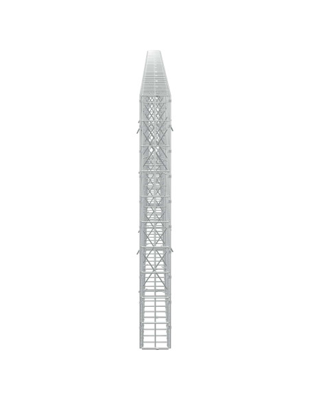 Gabione con Filo da 3,5 mm e Rete da 5x10 cm 650x10x100 cm