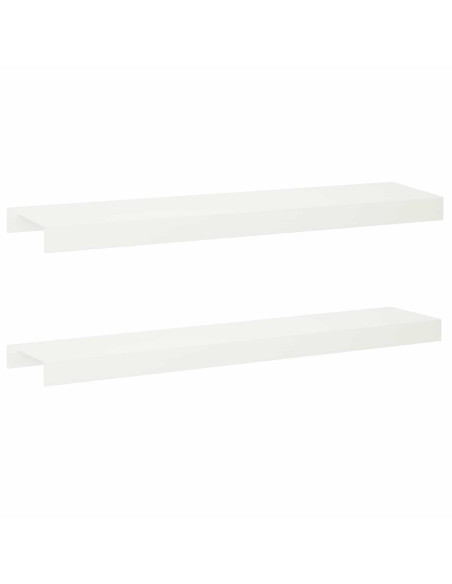 Profilo di copertura per giardino 2 pz 100 x 20 x 5 cm Acciaio