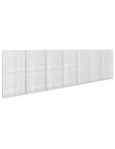 Gabione con filo da 5 mm e rete da 5x5 cm 700x30x200 cm 2