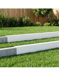 Profilo di copertura per giardino 10 pz 100 x 10 x 15 cm
