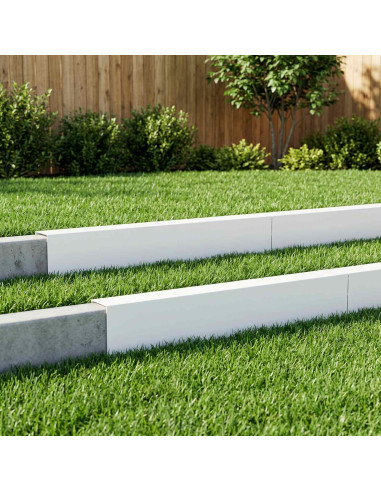 Profilo di copertura per giardino 10 pz 100 x 10 x 15 cm