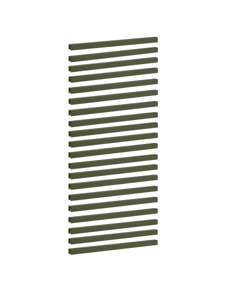 Profilo di copertura per giardino 20 pz 100 x 5 x 5 cm Acciaio