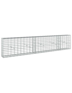Gabione con Filo da 3,5 mm e Rete da 5x10 cm 250x20x50 cm 2