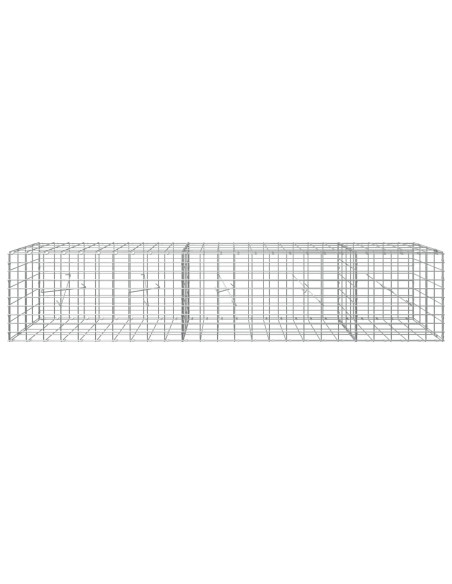Gabione con Filo da 3,5 mm e Rete da 5x10 cm 250x20x50 cm