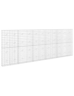 Gabione con filo da 5 mm e rete 10x10 cm 550x20x200 cm 2