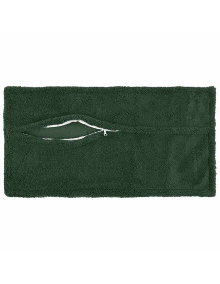 Federa 6 pcs HOUTEN Verde Scuro 40 x 80 cm Bouclé