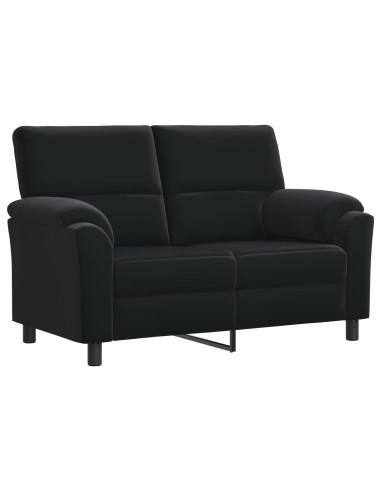 Set di divani 2 pcs Nero Velluto