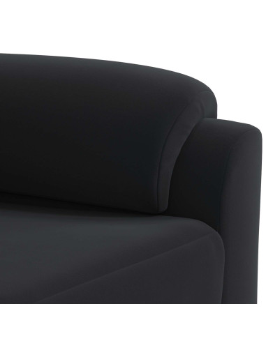 Set di divani 2 pcs Nero Velluto