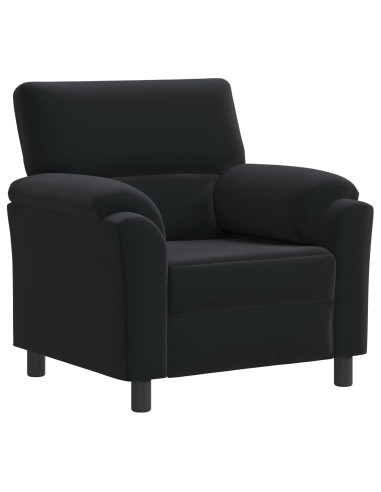 Set di divani 2 pcs Nero Velluto