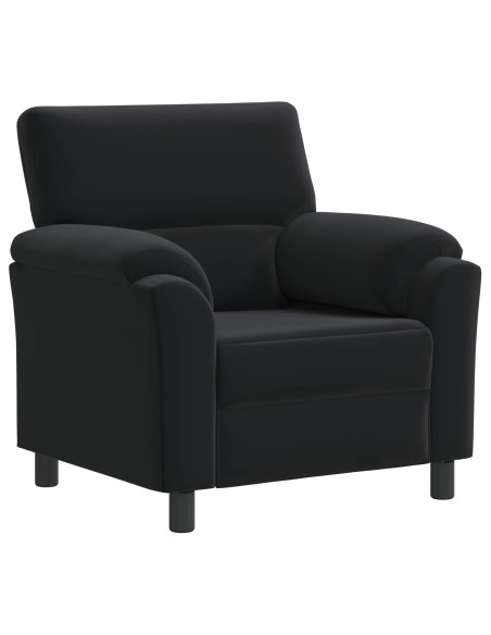 Set di divani 2 pcs Nero Velluto