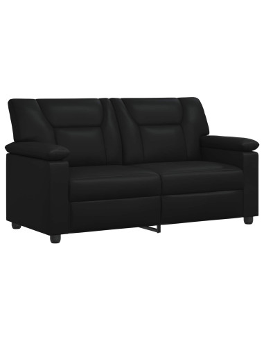 Set di divani 2 pcs Nero Similpelle