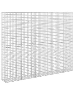 Gabione con filo da 5 mm e rete da 5x5 cm 250x30x200 cm 2