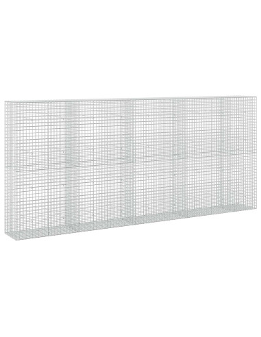 Gabione con filo da 5 mm e rete da 5x5 cm 450x50x200 cm
