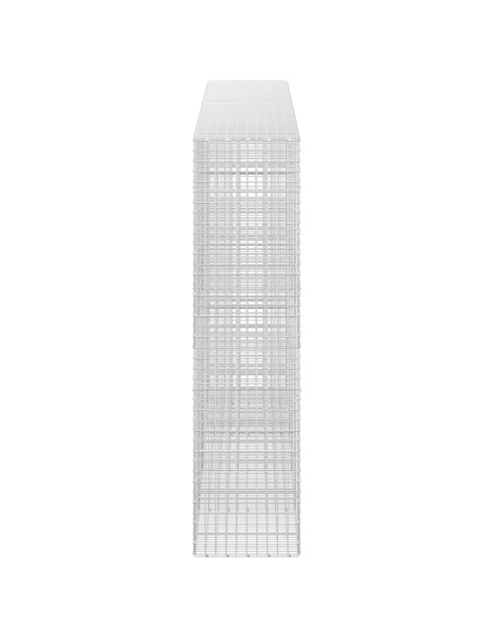 Gabione con filo da 5 mm e rete da 5x5 cm 450x50x200 cm