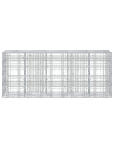 Gabion con Filo da 3,5 mm e Maglia da 5x5 cm 500x100x200 cm