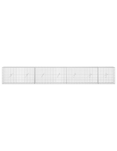 Gabion con Filo da 3,5 mm e Maglia da 5x5 cm 350x20x50 cm