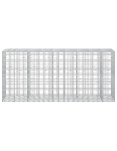 Gabion con Filo da 3,5 mm e Maglia da 5x5 cm 450x100x200 cm