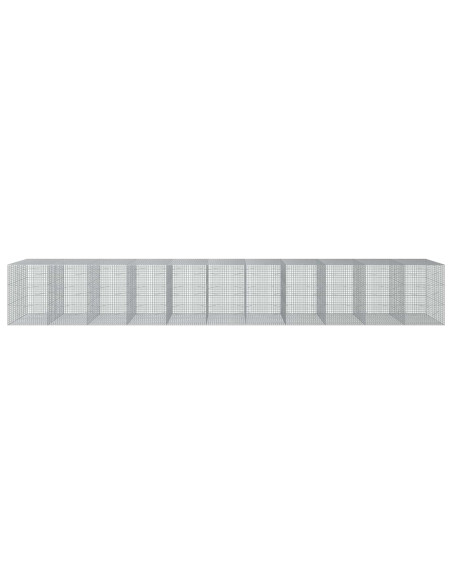 Gabion con Filo da 3,5 mm e Maglia da 5x5 cm 1100x100x150 cm