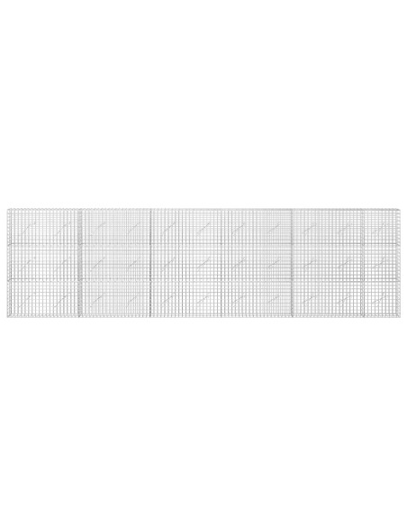 Gabion con Filo da 3,5 mm e Maglia da 5x5 cm 550x10x150 cm