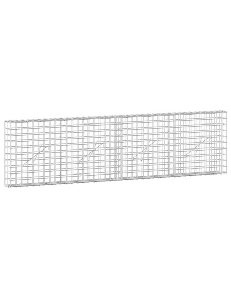 Gabion con Filo da 3,5 mm e Maglia da 5x5 cm 200x10x50 cm