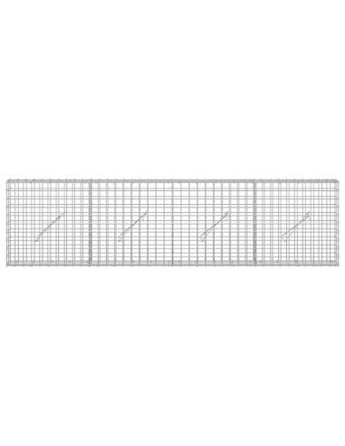 Gabion con Filo da 3,5 mm e Maglia da 5x5 cm 200x10x50 cm