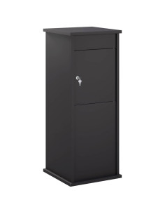 cassetta postalepastkastei Nero 40 x 40 x 100 cm Acciaio 2