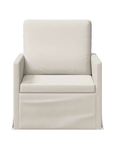 Poltrona Crema 70 x 81 x 82 cm Velluto (V)
