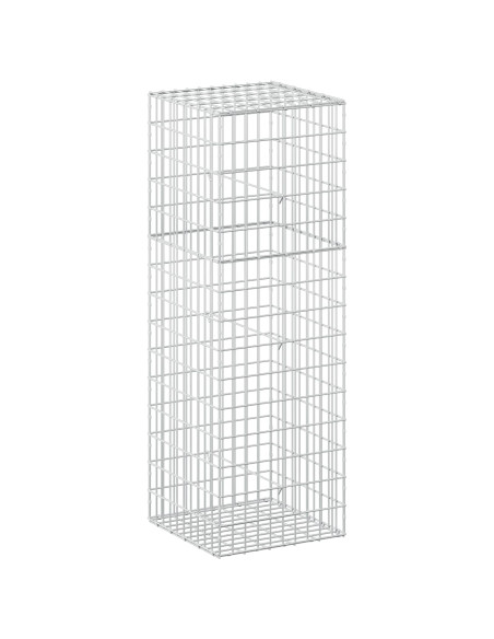 Gabione con Filo da 5 mm e Rete da 5x10 cm 50x50x150 cm