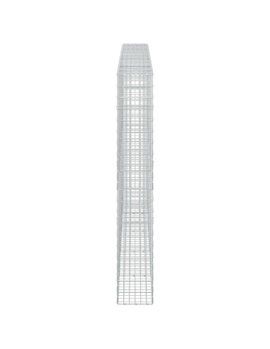 Gabione con Filo da 5 mm e Rete da 5x10 cm 450x30x200 cm