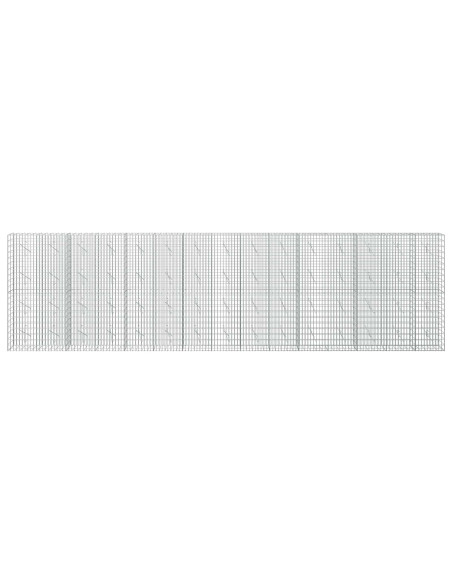 Gabione con Filo da 5 mm e Rete da 5x10 cm 750x10x200 cm