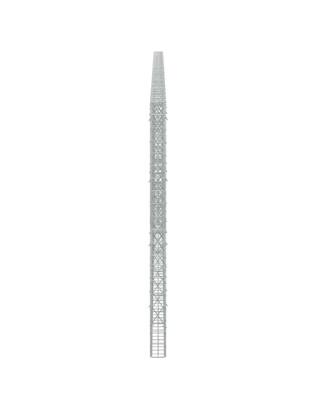 Gabione con Filo da 5 mm e Rete da 5x10 cm 750x10x200 cm
