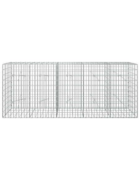 Gabione con Filo da 5 mm e Rete da 5x10 cm 250x20x100 cm