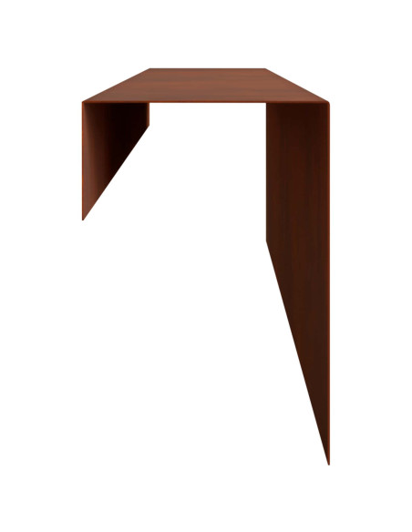 Profilo di copertura per giardino 10 pz 100 x 10 x 15 cm