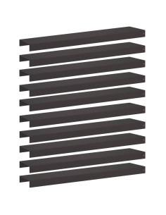 Profilo di copertura per giardino 10 pz 100 x 20 x 5 cm Acciaio 2