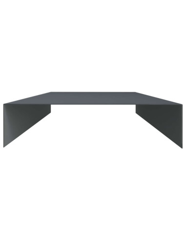 Profilo di copertura per giardino 10 pz 100 x 20 x 5 cm Acciaio