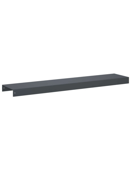 Profilo di copertura per giardino 10 pz 100 x 20 x 5 cm Acciaio