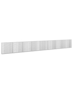 Gabione con filo da 3,5 mm e rete da 5x2,5 cm 850x20x100 cm 2