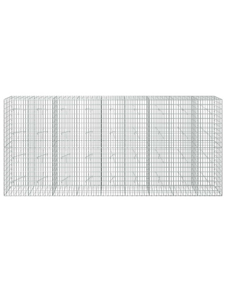 Gabione con Filo da 3,5 mm e Rete da 5x10 cm 450x20x200 cm