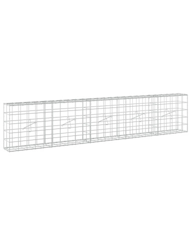 Gabione con Filo da 3,5 mm e Rete da 10x10 cm 250x20x50 cm