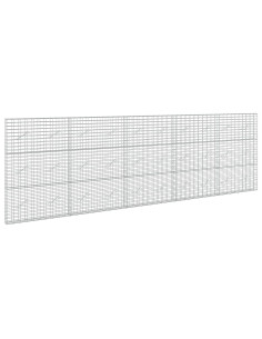 Gabione con Filo da 5 mm e Rete da 5x10 cm 500x10x150 cm 2