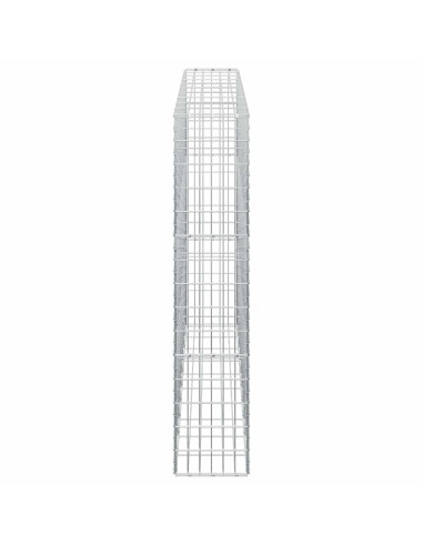 Gabione con Filo da 5 mm e Rete da 5x10 cm 100x30x150 cm