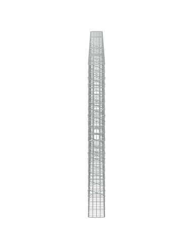 Gabione con Filo da 5 mm e Rete da 5x10 cm 500x20x200 cm