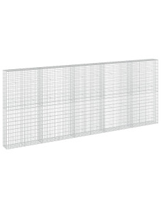Gabione con Filo da 5 mm e Rete da 5x10 cm 500x30x200 cm 2