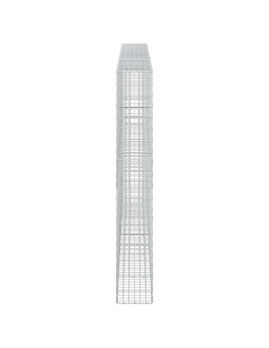 Gabione con Filo da 5 mm e Rete da 5x10 cm 500x30x200 cm