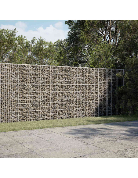 Gabione con Filo da 3,5 mm e Rete da 5x10 cm 300x30x150 cm