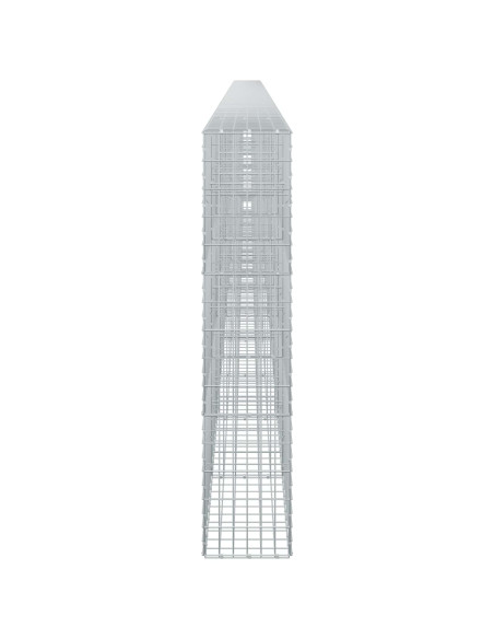 Gabione con Filo da 3,5 mm e Rete da 5x10 cm 1200x30x150 cm