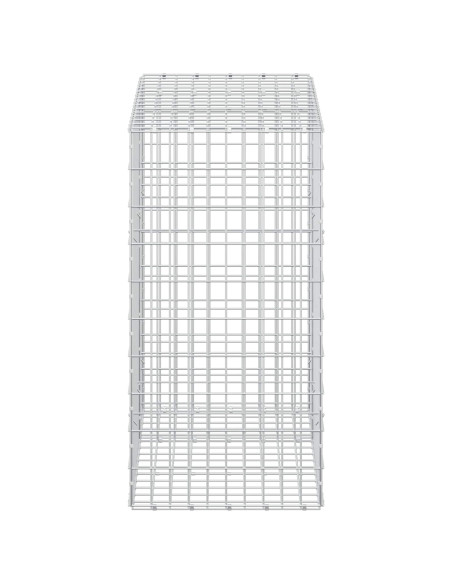 Gabione con Filo da 3,5 mm e Rete da 5x10 cm 150x50x100 cm